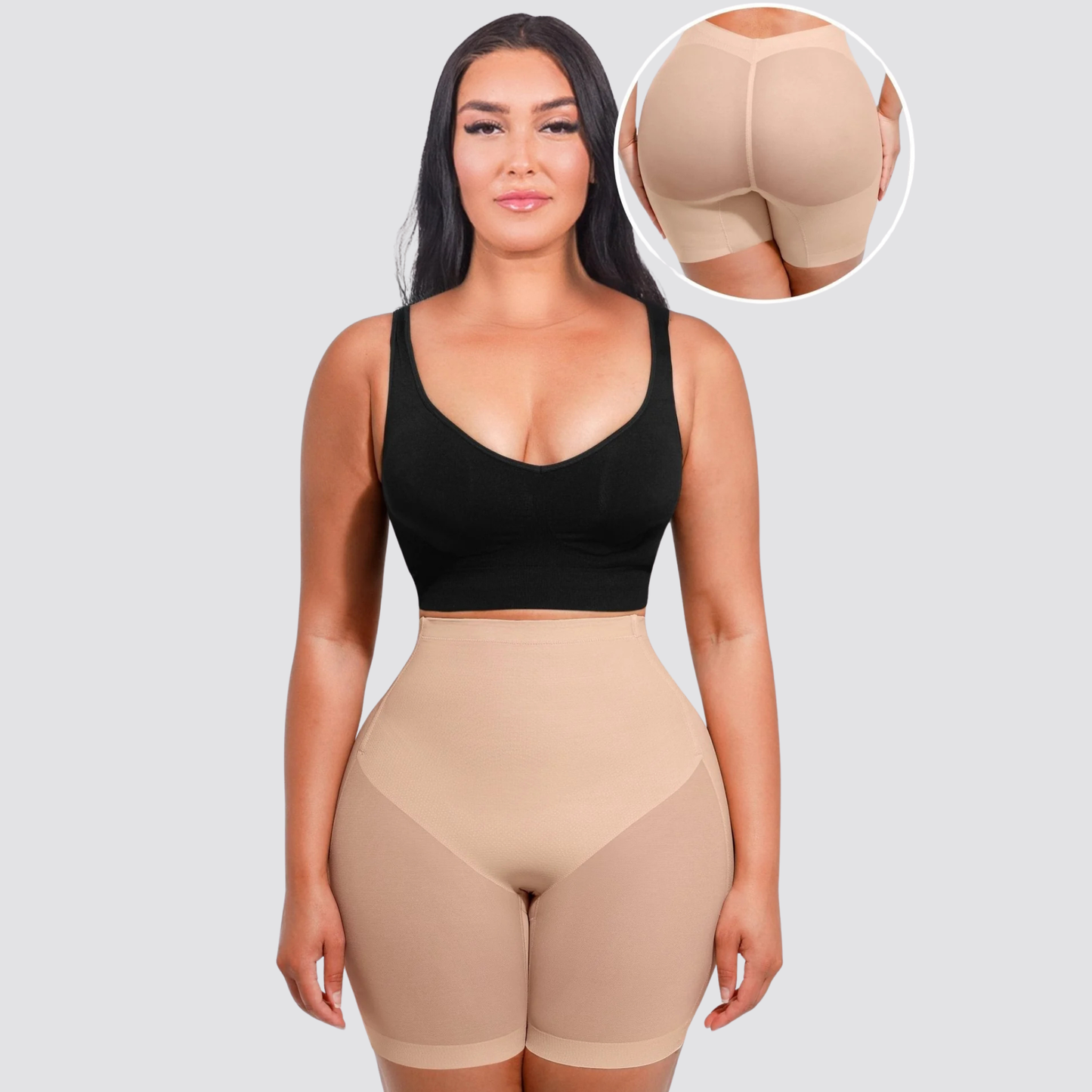 Tummy Slimming Low Back Mesh Butt Lifter