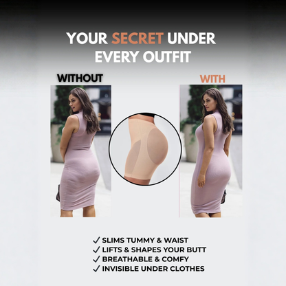 Tummy Slimming Low Back Mesh Butt Lifter